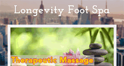 Desktop Screenshot of longevityfootspa.com